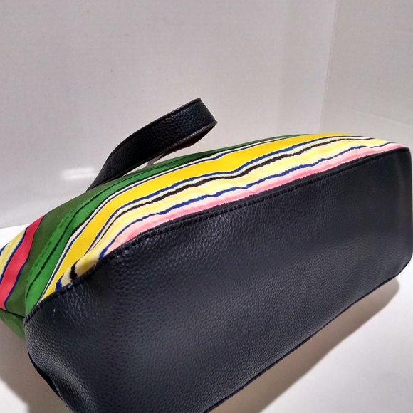 Dana Buchman Striped Tote Bag - Picture 6 of 13